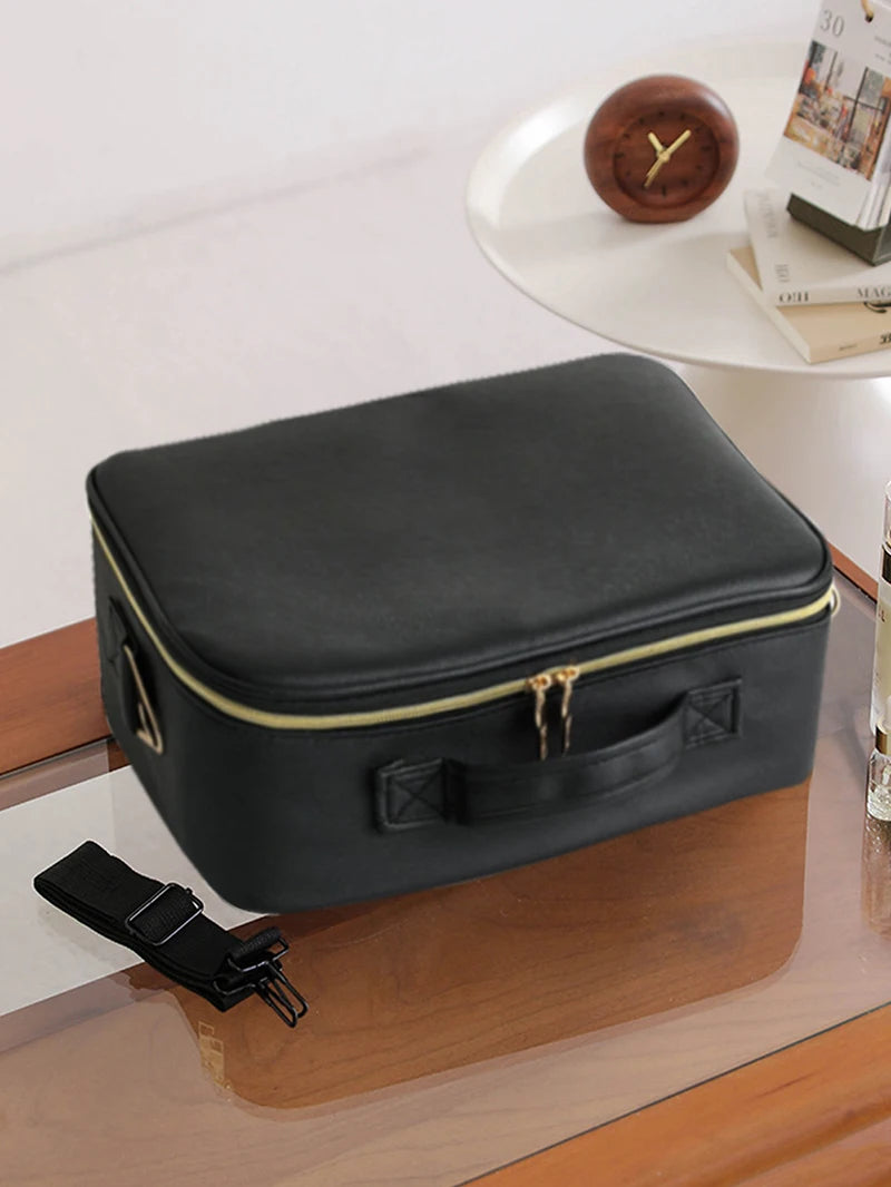 Travel Makeup Bag with Vanity Mirror [Large]
