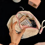 Hello Kitty Large Capacity Makeup & Cosmetic Pouch with Double Zipper for Girls