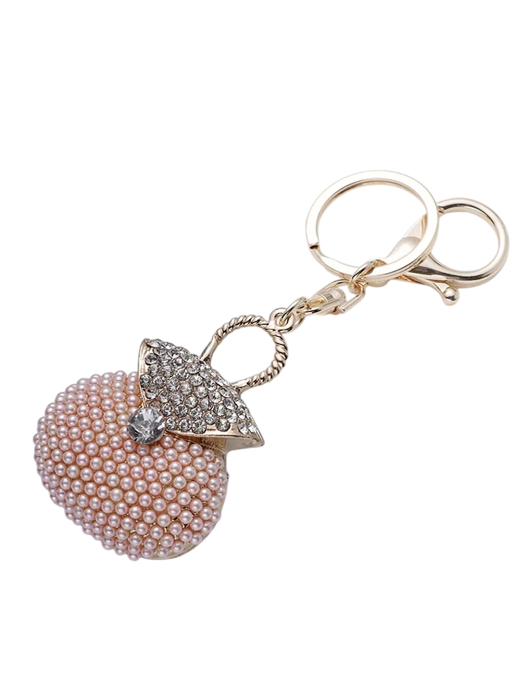 Pearl Beads Bag Keychain