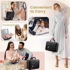12" Travel Makeup Case With LED Mirror