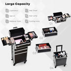 4 in 1 Rolling Makeup Train Case