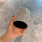 Luxury Sparkling Rhinestone Makeup Brush Holder