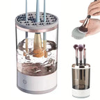 USB Plug Portable Makeup Brush Cleaner with Rubber Machine