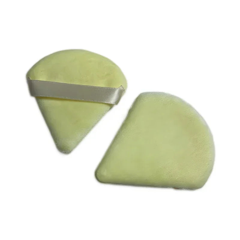 Velvet Triangle Shaped Cosmetic Puff [2pcs ]