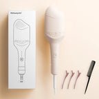 Wavy Hair Crimper with Curling Iron - Beige