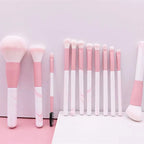 Synthetic Fiber Bristle Makeup Brushes Set