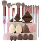Professional Makeup Kit Brushes & Sponges [27pcs]