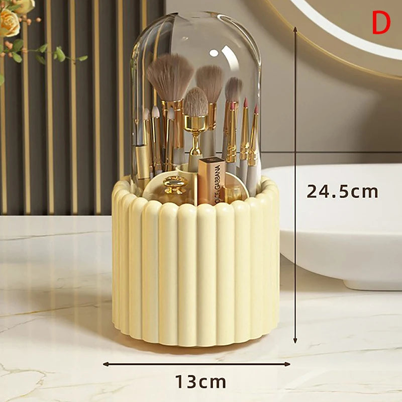 Luxury 360° Rotating Makeup Brushes, Pencils and Lipsticks Organizer