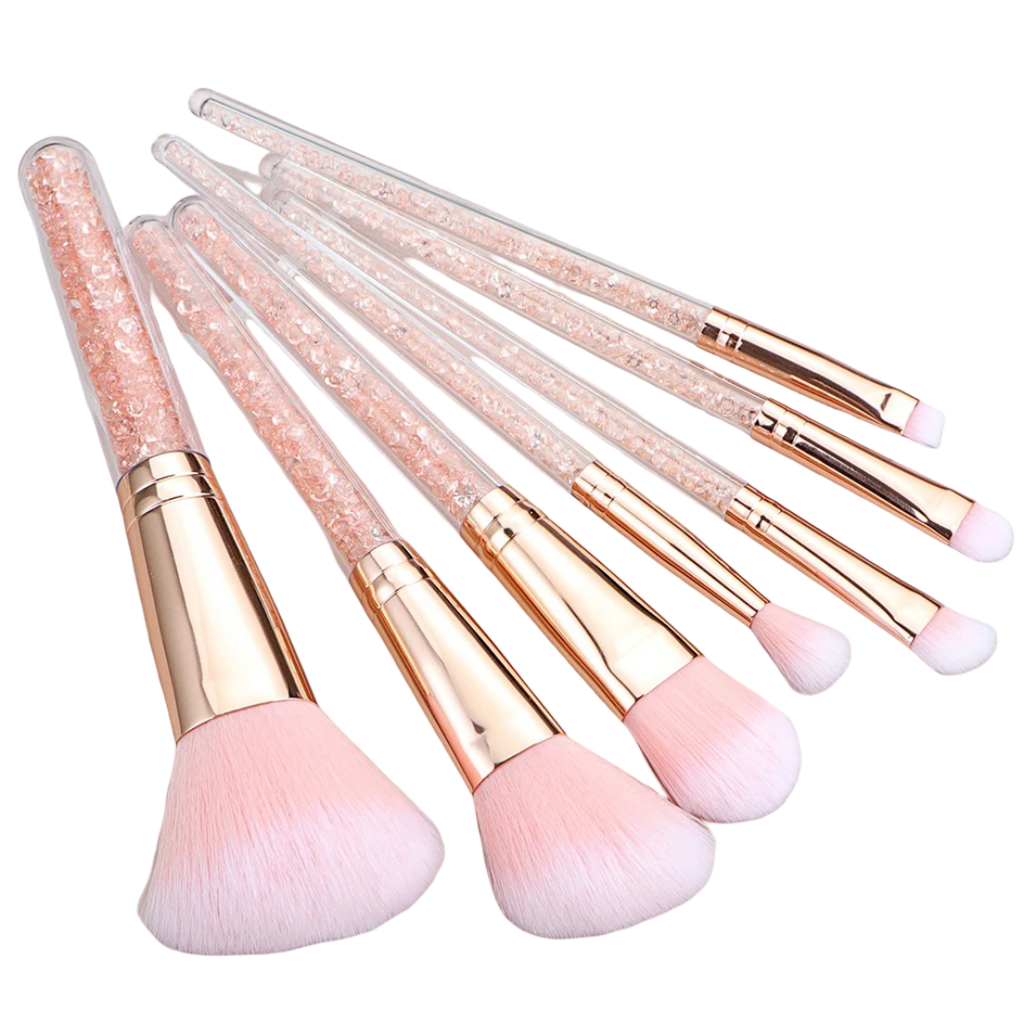 Crystal Handle Professional Makeup Brushes