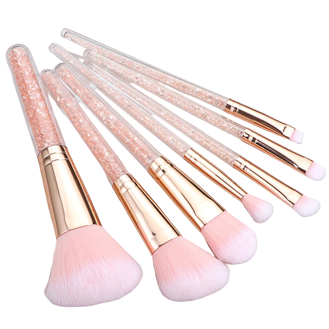 Crystal Handle Professional Makeup Brushes