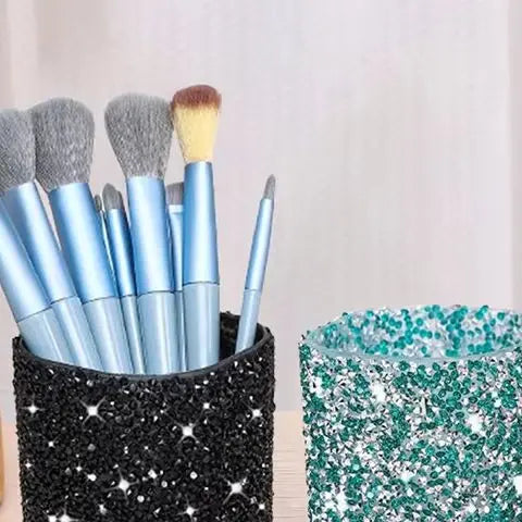 Sparkling Makeup Brush Holder