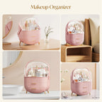 Large Capacity Makeup Organizers - Pink