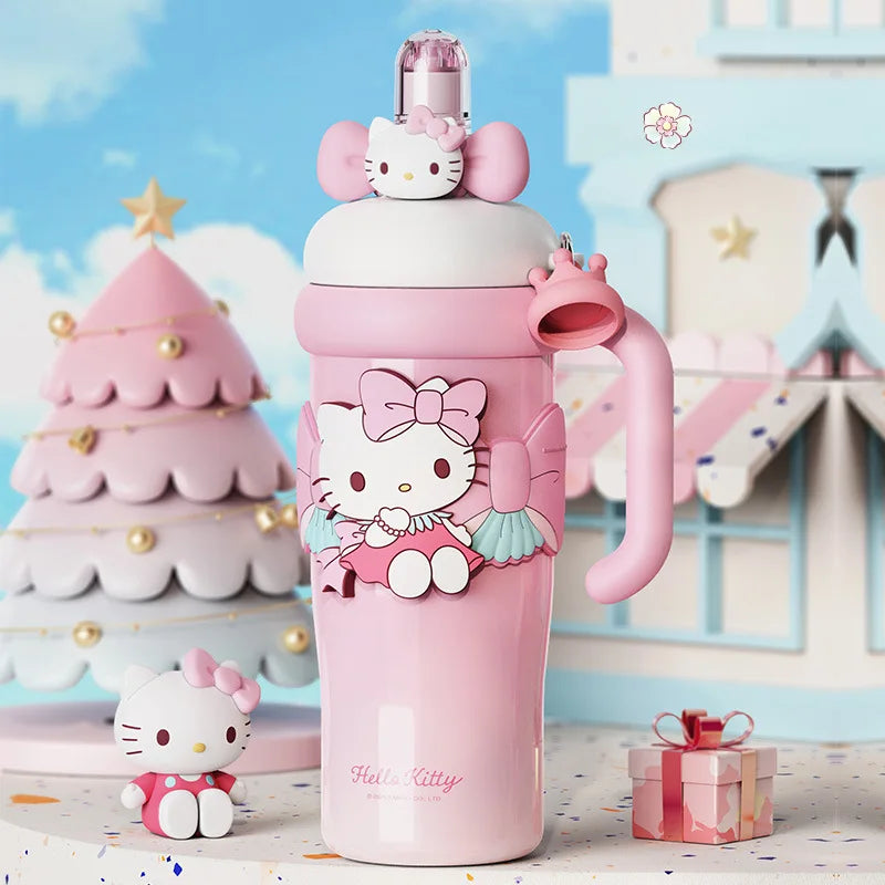 Kuromi & Hello Kitty Insulated Large Coffee Cup