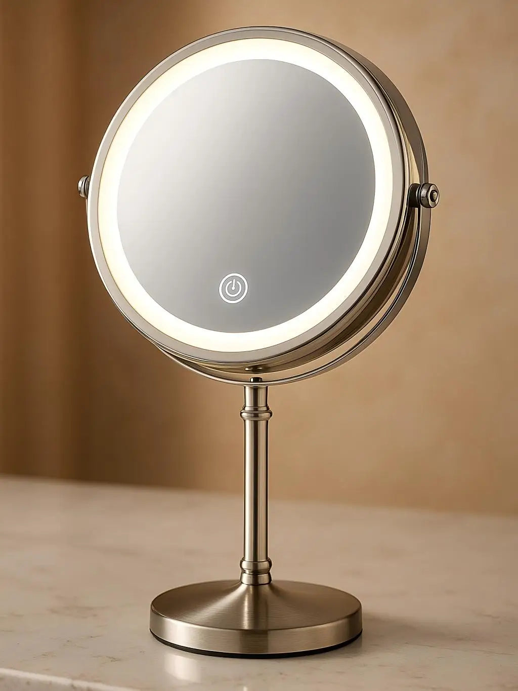 8 Inch Portable Vanity Makeup Mirror With 10X Magnifying