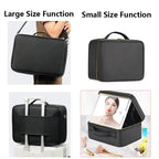 Travel Makeup Bag with Vanity Mirror [Large]