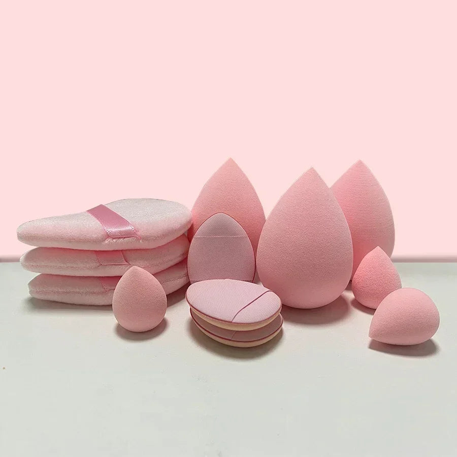 Velvet Triangle Powder Puff [12Pcs]