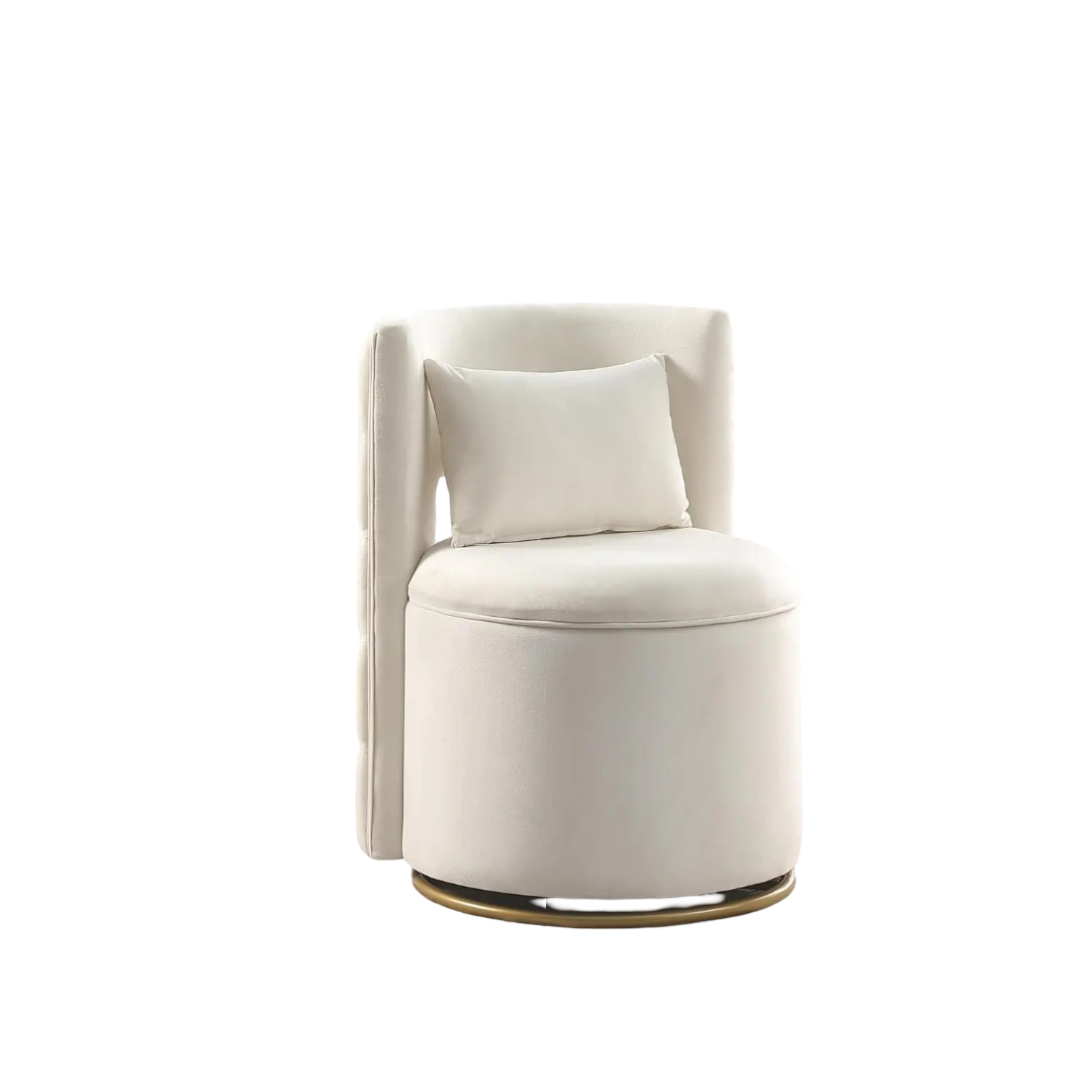 360° Swivel Barrel Chair - Beige
