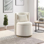 360° Swivel Barrel Chair - Beige