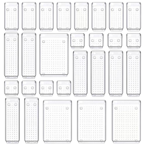 Vanity Desk Drawer Organizer Trays