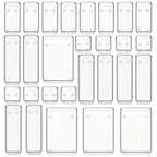 Vanity Desk Drawer Organizer Trays