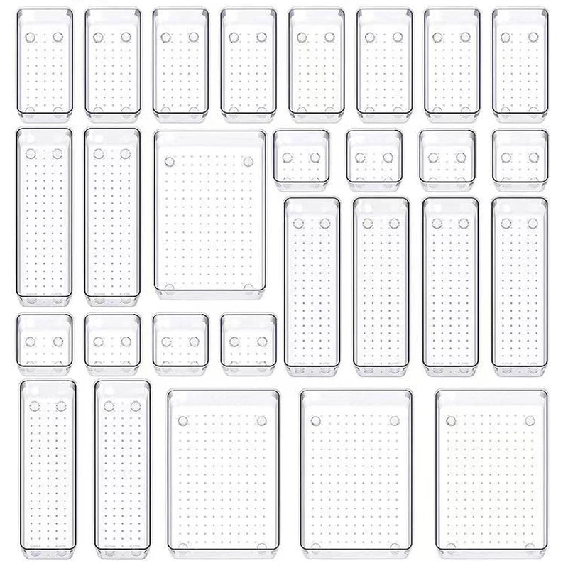 Vanity Desk Drawer Organizer Trays