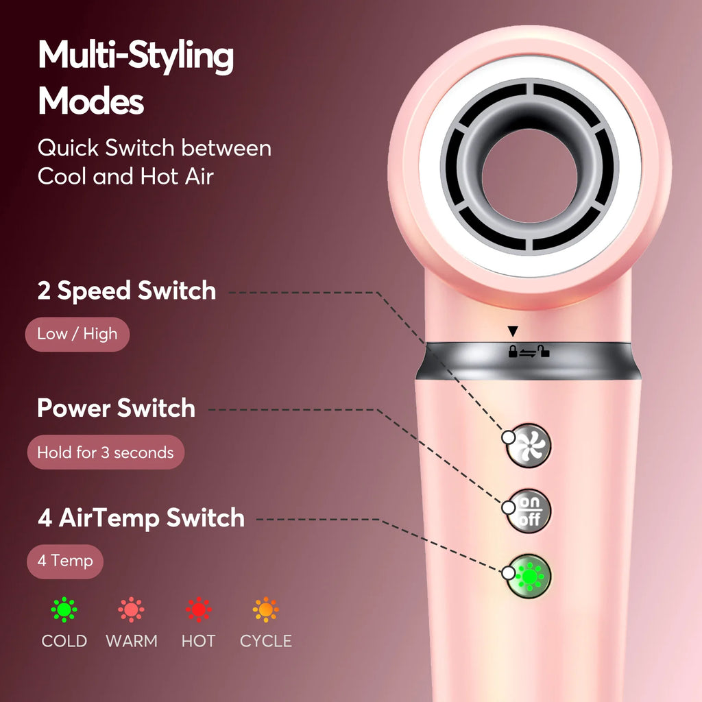 Hair Dryer with Styling Comb 5 in 1