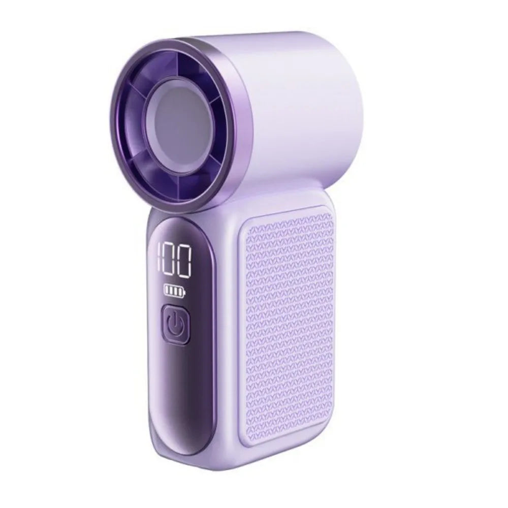 Rechargeable Mini Portable Fan With LED Display