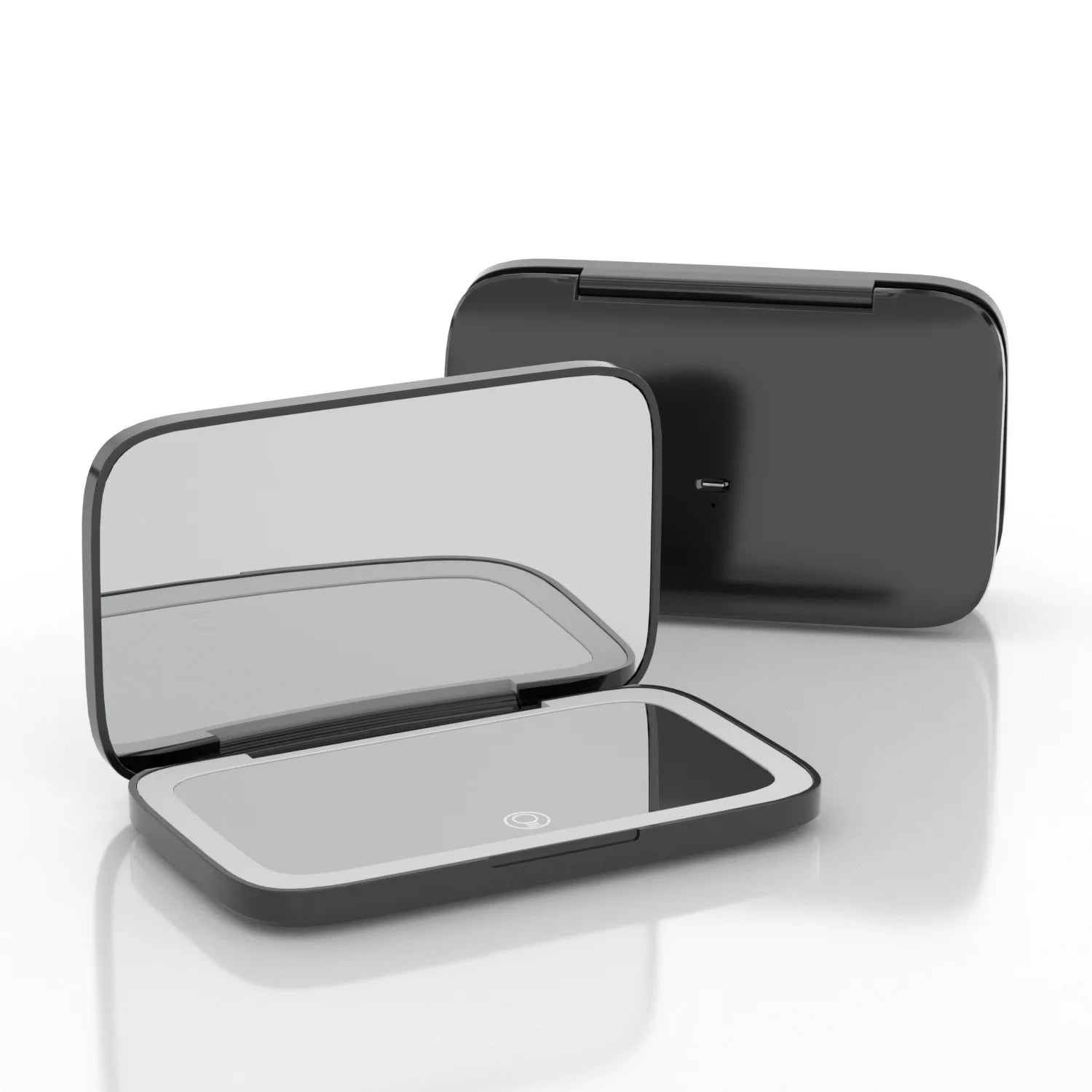 Portable Folding Makeup Mirror with LED Lights & 5x Magnifying