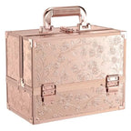 Large Capacity Makeup Organizer Box With Mirror & 3 Trays