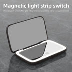Portable Folding Makeup Mirror with LED Lights & 5x Magnifying