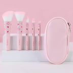 Premium Makeup Mini Brush Set With Pouch [5Pcs]