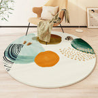 Modern Round Vanity Desk Carpet