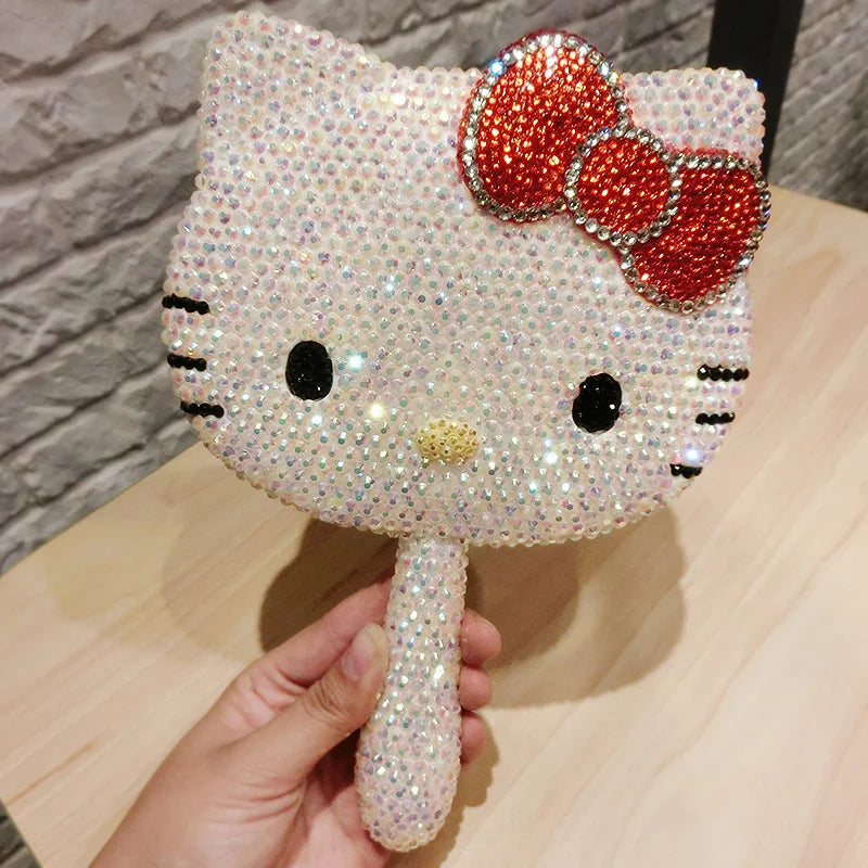Senrio - Hello Kitty Shiny Rhinestones Embedded Mirror