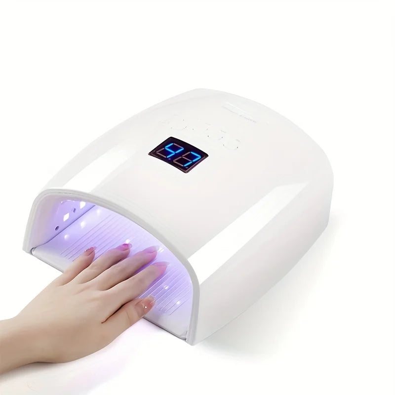 Rechargeable UV LED Nail Dryer Lamp 66W, 4 Timer Setting & 33 LED