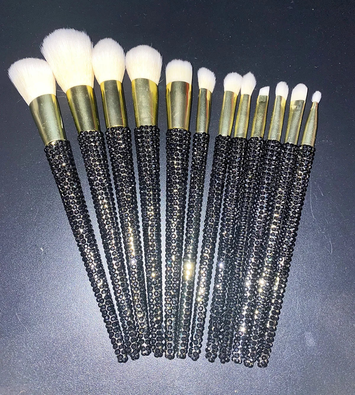 Diamond studded Makeup Brushes