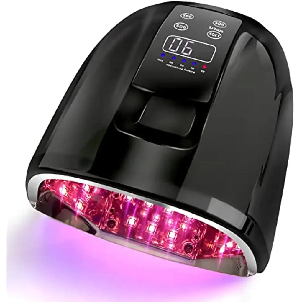 Rechargeable UV LED Acrylic Nail Dryer Lamp 90W, 4 Timer Setting & 45 LED