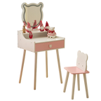Kids Vanity Table and Chair Set