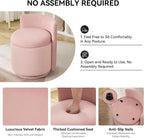 360° Swivel Dressing Table Stool - Pink