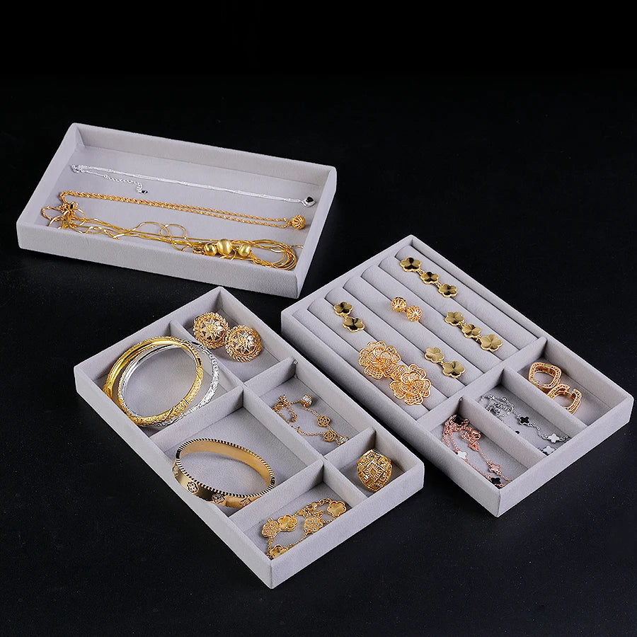Jewelry Box Display Tray Set | Drawer Organizer | 8,10 Pcs