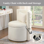 360° Swivel Barrel Chair - Beige
