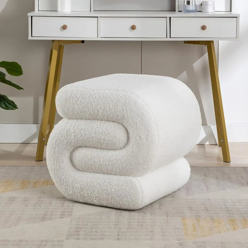 S-Shaped Vanity Stool