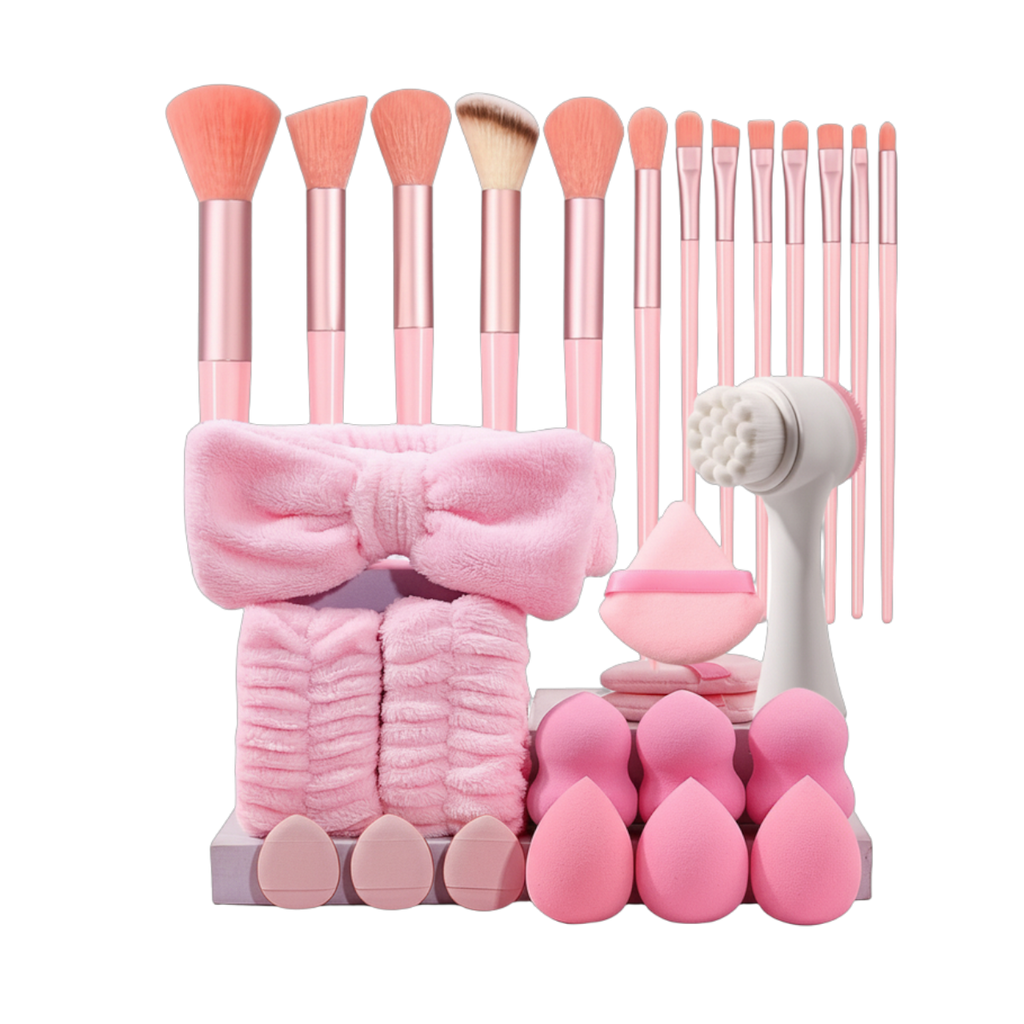 Makeup Brush and Sponge Set