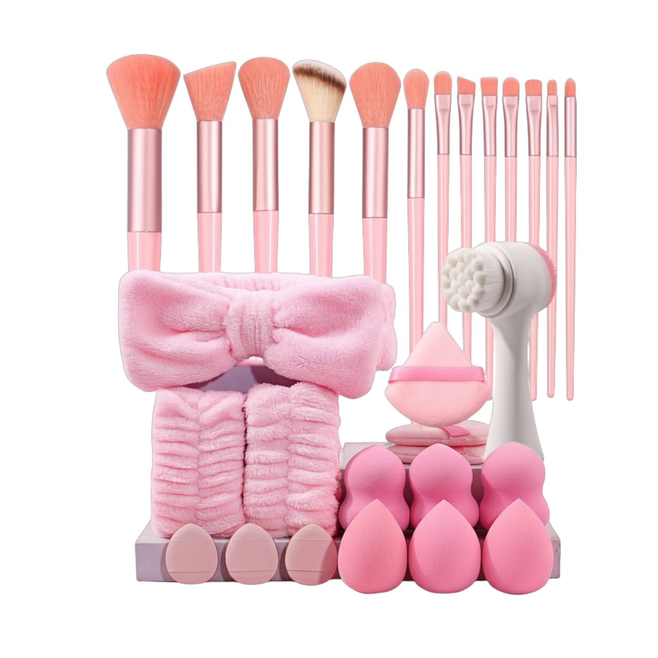 Makeup Brush and Sponge Set