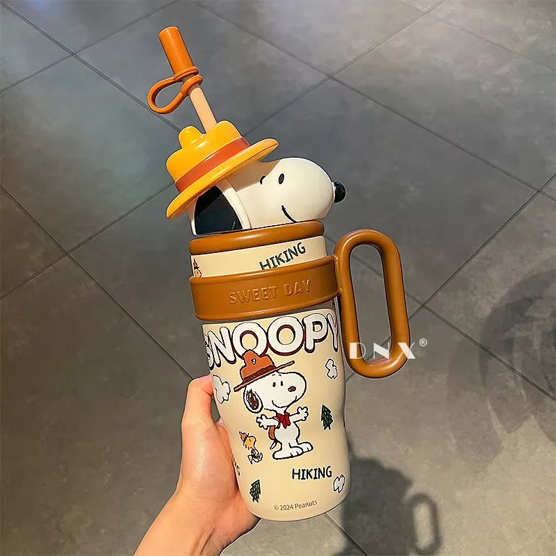 Snoopy Stainless Insulated Coffee Cup [800 ml]