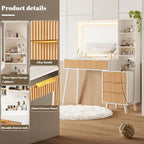 Classic Vanity Desk with Mirror