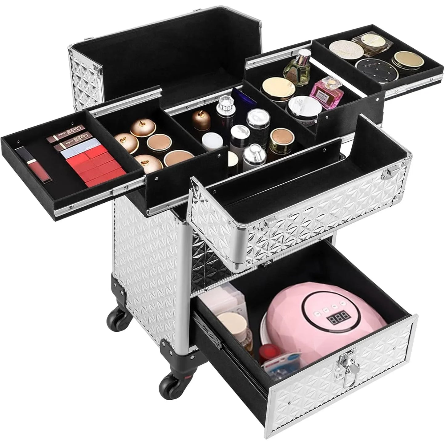 Rolling Makeup & Cosmetic Trolley