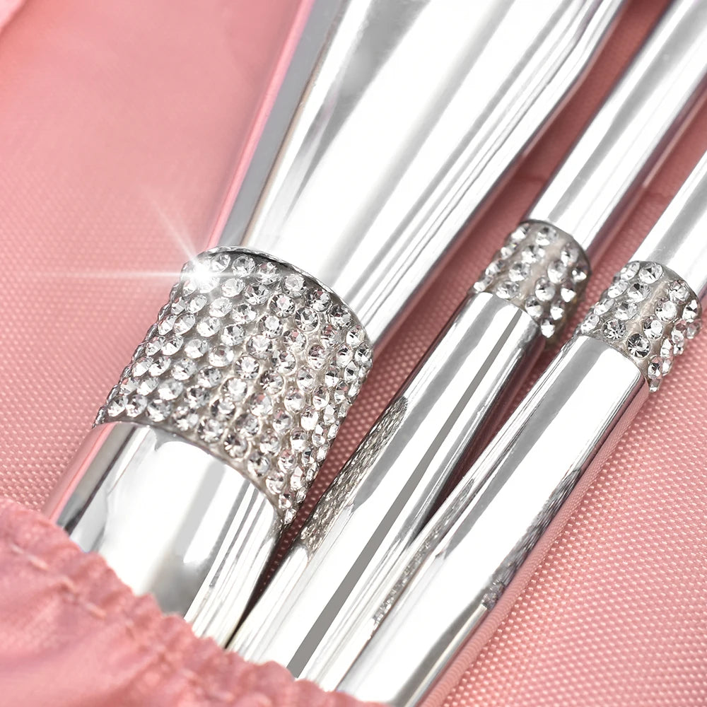 Diamond Makeup Brushes Set