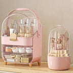 Makeup Storage Box With Brush Holder