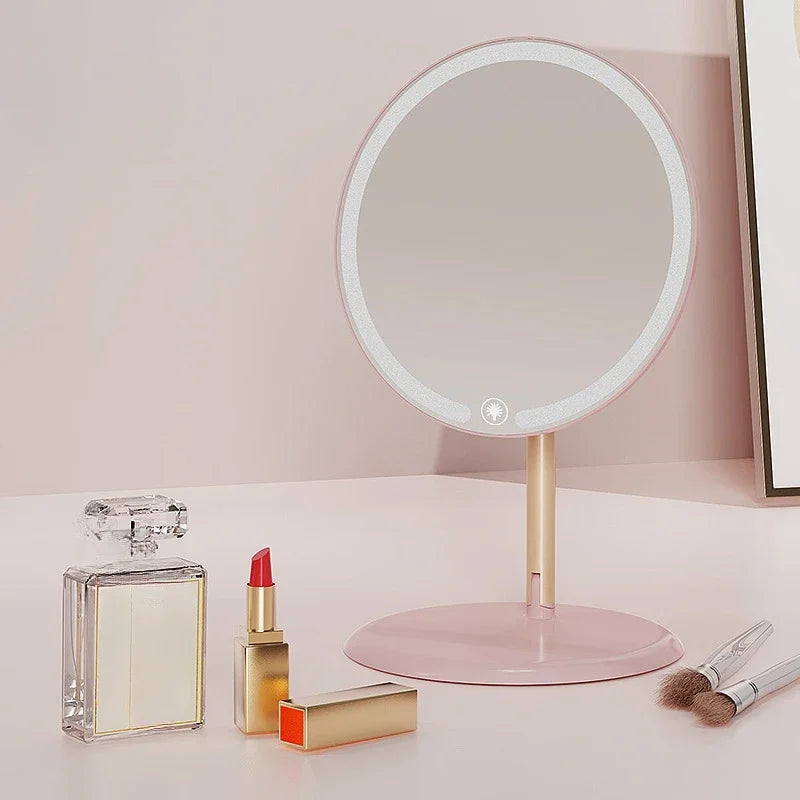 Portable Vanity Makeup Mirror With Touch Control