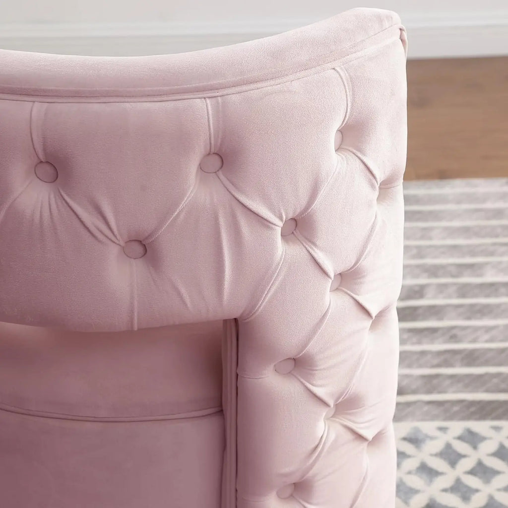 360° Swivel Barrel Chair - Pink